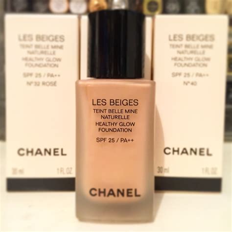 chanel les beiges healthy glow moisturizing foundation|Chanel foundation les beiges 30.